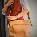 Luxury Revamped - Coach Tan Leather Convertible Duffle Shoulder Bag — F15064 – Handbags Icons – view 31 | authenticated pre-loved luxury