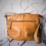 Luxury Revamped - Coach Tan Leather Convertible Duffle Shoulder Bag — F15064 – Handbags Icons – view 2 | authenticated pre-loved luxury