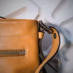 Luxury Revamped - Coach Tan Leather Convertible Duffle Shoulder Bag — F15064 – Handbags Icons – view 21 | authenticated pre-loved luxury