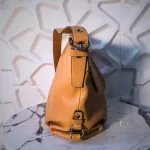 Luxury Revamped - Coach Tan Leather Convertible Duffle Shoulder Bag — F15064 – Handbags Icons – view 4 | authenticated pre-loved luxury