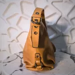 Luxury Revamped - Coach Tan Leather Convertible Duffle Shoulder Bag — F15064 – Handbags Icons – view 5 | authenticated pre-loved luxury