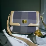 Crestbridge Blue Label plaid flap crossbody bag, view 19
