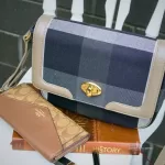 Crestbridge Blue Label plaid flap crossbody bag, view 21