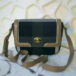 Crestbridge Blue Label plaid flap crossbody bag, view 2