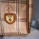 Luxury Revamped - Ferrari Monogram Plaid / Tartan Second Clutch Bag – The Final Edit – view 11 | authenticated pre-loved luxury