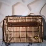 Luxury Revamped - Ferrari Monogram Plaid / Tartan Second Clutch Bag – The Final Edit – view 2 | authenticated pre-loved luxury