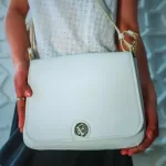 Furla Melody white pebbled leather shoulder bag, view 22