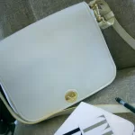 Furla Melody white pebbled leather shoulder bag, view 24