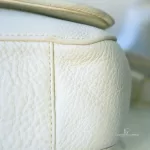 Furla Melody white pebbled leather shoulder bag, view 8