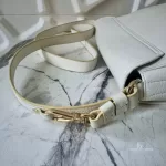 Furla Melody white pebbled leather shoulder bag, view 19