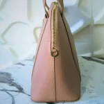 Furla Sandy blush pink Saffiano two-way dome satchel, view 6