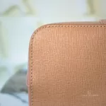 Furla Sandy blush pink Saffiano two-way dome satchel, view 10