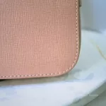 Furla Sandy blush pink Saffiano two-way dome satchel, view 11