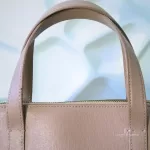 Furla Sandy blush pink Saffiano two-way dome satchel, view 15