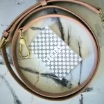 Furla Sandy blush pink Saffiano two-way dome satchel, view 19