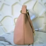 Furla Sienna blush pink pebble leather two-way shoulder bag, view 5