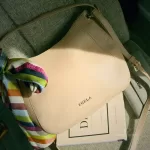 Furla Sienna blush pink pebble leather two-way shoulder bag, view 26