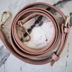 Furla Sienna blush pink pebble leather two-way shoulder bag, view 14