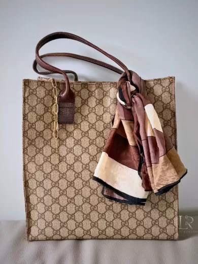 Gucci GG Plus Monogram Vertical Tote