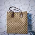 Luxury Revamped - Gucci GG Plus Monogram Vertical Tote – Handbags Icons – view 3 | authenticated pre-loved luxury