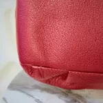 Longchamp x Kate Moss Gloucester red leather satchel, view 10