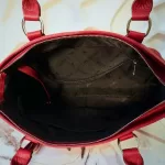 Longchamp x Kate Moss Gloucester red leather satchel, view 20