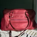 Longchamp x Kate Moss Gloucester red leather satchel, view 23