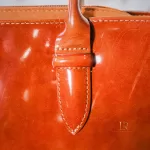 Luxury Revamped - Longchamp Roseau Patent Leather Top-Handle Handbag / Satchel – Handbags Icons – view 24 | authenticated pre-loved luxury