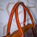 Luxury Revamped - Longchamp Roseau Patent Leather Top-Handle Handbag / Satchel – Handbags Icons – view 8 | authenticated pre-loved luxury