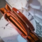 Luxury Revamped - Longchamp Roseau Patent Leather Top-Handle Handbag / Satchel – Handbags Icons – view 7 | authenticated pre-loved luxury
