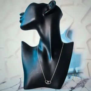 Luxury Revamped - TIFFANY & CO Double Loop Elsa Peretti Necklace – The Final Edit | authenticated pre-loved luxury