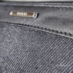 Luxury Revamped - Vintage Gucci Black Denim Web Strap Pochette – Handbags Icons – view 11 | authenticated pre-loved luxury