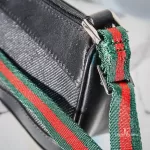 Luxury Revamped - Vintage Gucci Black Denim Web Strap Pochette – Handbags Icons – view 13 | authenticated pre-loved luxury