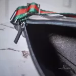 Luxury Revamped - Vintage Gucci Black Denim Web Strap Pochette – Handbags Icons – view 19 | authenticated pre-loved luxury