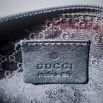 Luxury Revamped - Vintage Gucci Black Denim Web Strap Pochette – Handbags Icons – view 22 | authenticated pre-loved luxury
