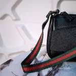 Luxury Revamped - Vintage Gucci Black Denim Web Strap Pochette – Handbags Icons – view 18 | authenticated pre-loved luxury