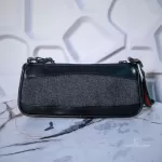 Luxury Revamped - Vintage Gucci Black Denim Web Strap Pochette – Handbags Icons – view 3 | authenticated pre-loved luxury
